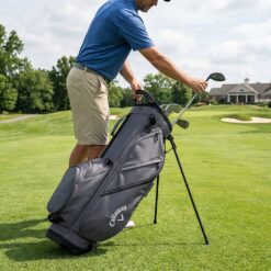 Callaway Chase Stand Bag Charcoal 01