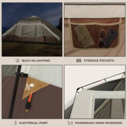 CORE 10-Person Instant Pyramid Cabin Tent