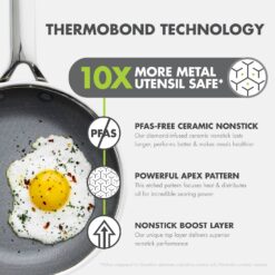 GreenPan Apex 13-pc. Hybrid Tri-Ply Stainless Steel Cookware Set