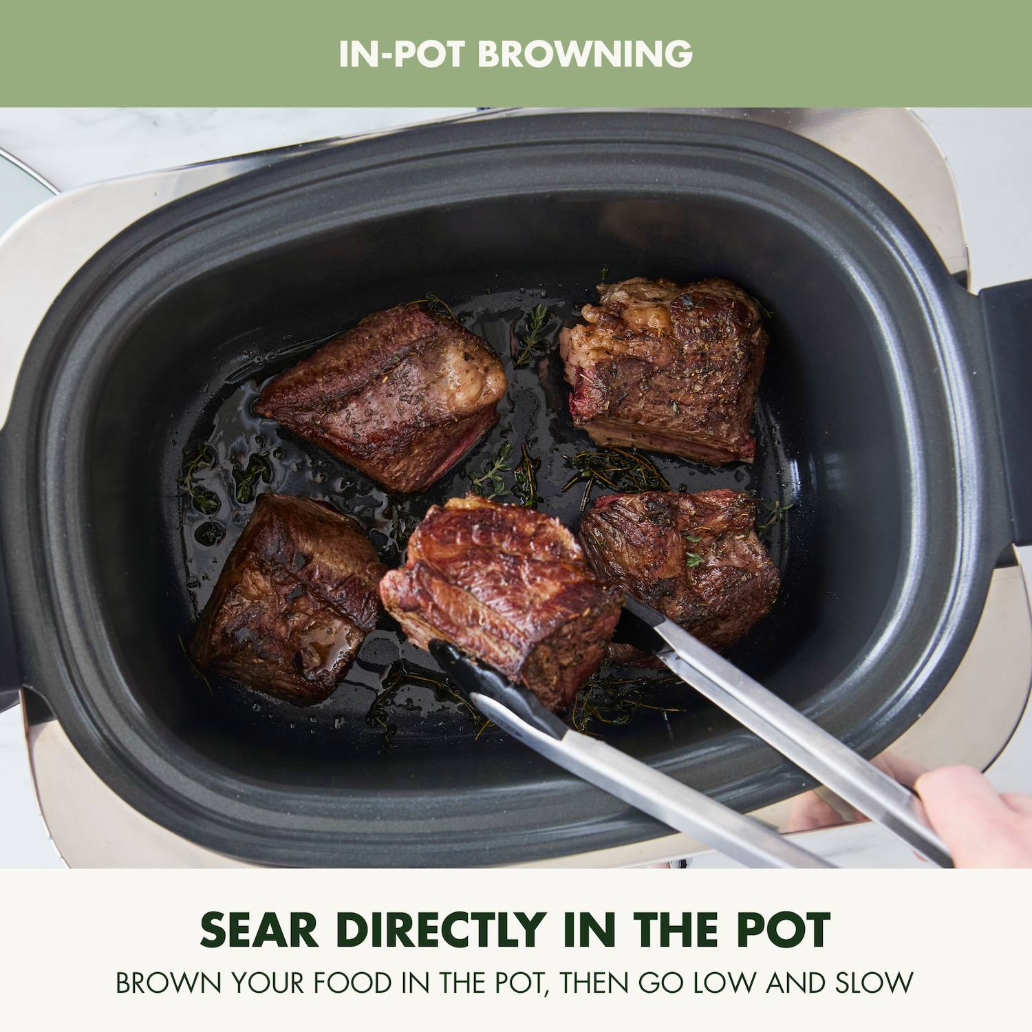 GreenPan Elite 6-qt. Ceramic Nonstick Slow Cooker - Green