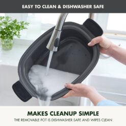GreenPan Elite 6-qt. Ceramic Nonstick Slow Cooker - Dark Gray