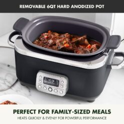 GreenPan Elite 6-qt. Ceramic Nonstick Slow Cooker - Black