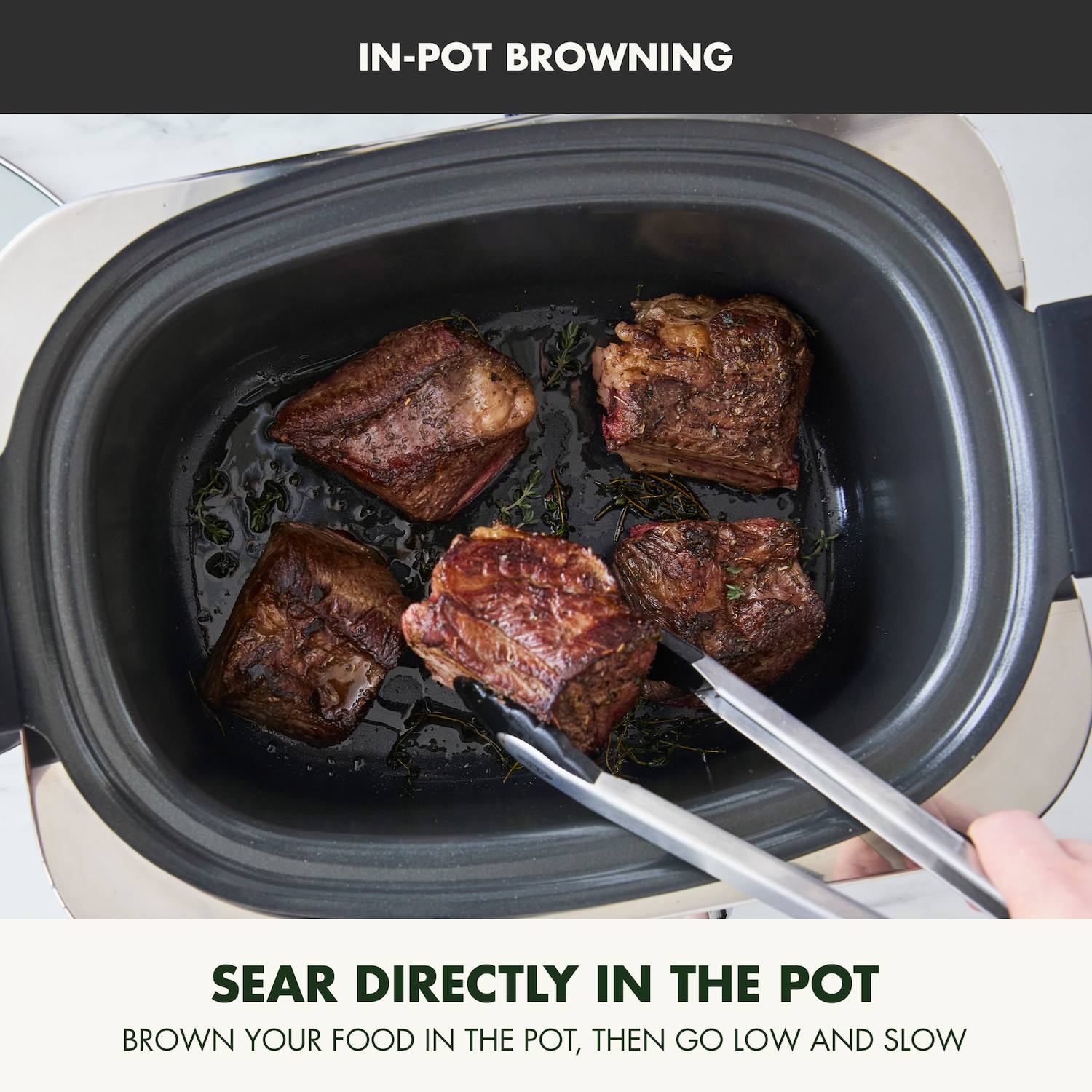 GreenPan Elite 6-qt. Ceramic Nonstick Slow Cooker - Black