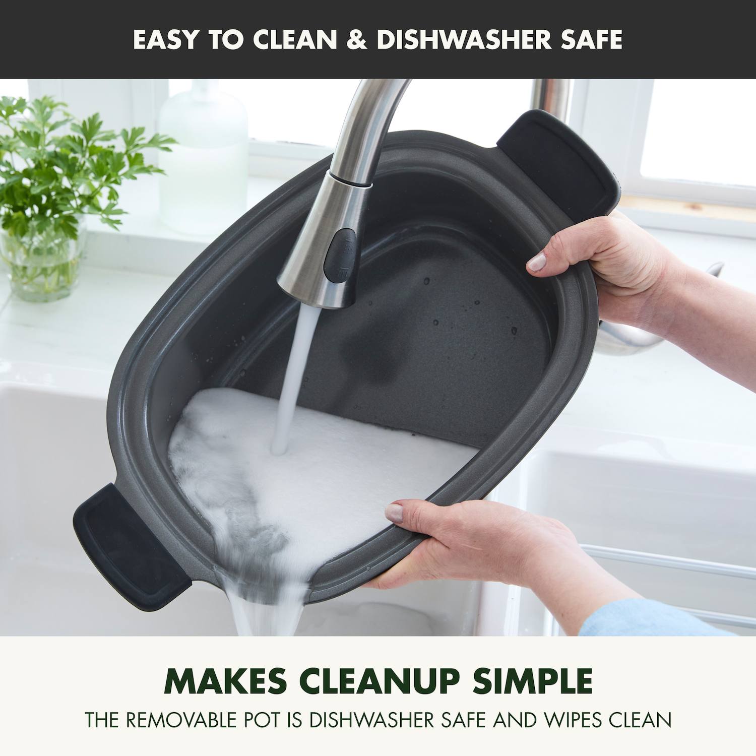 GreenPan Elite 6-qt. Ceramic Nonstick Slow Cooker - Black