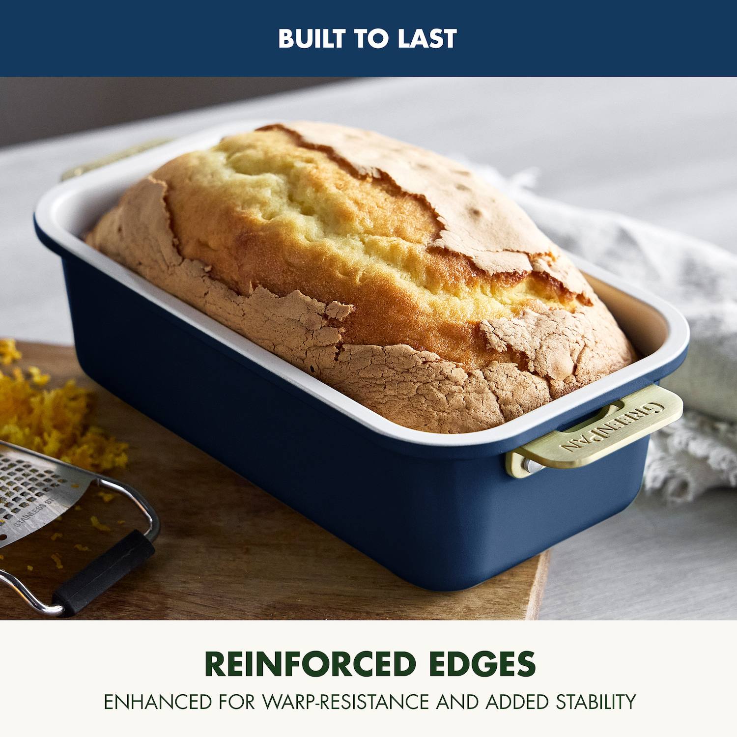 GreenPan Reserve Nonstick Bakeware 7-Piece Bakeware Set - Oxford Blue