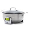 GreenPan Elite Essential Smart Electric PFAS-Free Nonstick Ceramic 6-qt. Skillet - Stainless