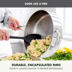 GreenPan Valencia Pro Stainless Steel 5-qt. Saut Pan with Lid