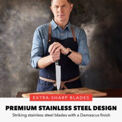 Bobby Flay by GreenPan Stainless Steel 13-pc. Knife Block Set
