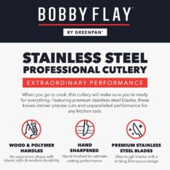 Bobby Flay by GreenPan Stainless Steel 13-pc. Knife Block Set