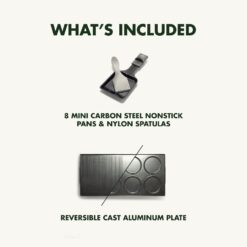 GreenPan Electrics PFAS-Free Ceramic Nonstick Reversible Grill, Griddle & Raclette
