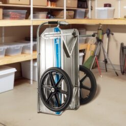 Tipke Manufacturing Company Foldit Do It All Aluminum Folding Cart Blue Stripe