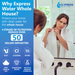 Express Water Carbon and Sediment Plus Prefilter Whole House Water Filtration System Triple-Stage 15-GPM 5 Micron
