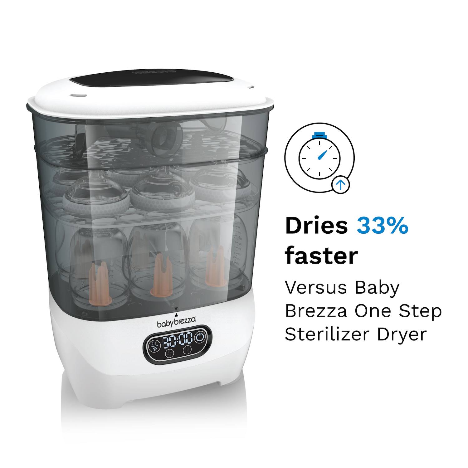 Baby Brezza Advanced One-Step Baby Bottle Sterilizer Dryer