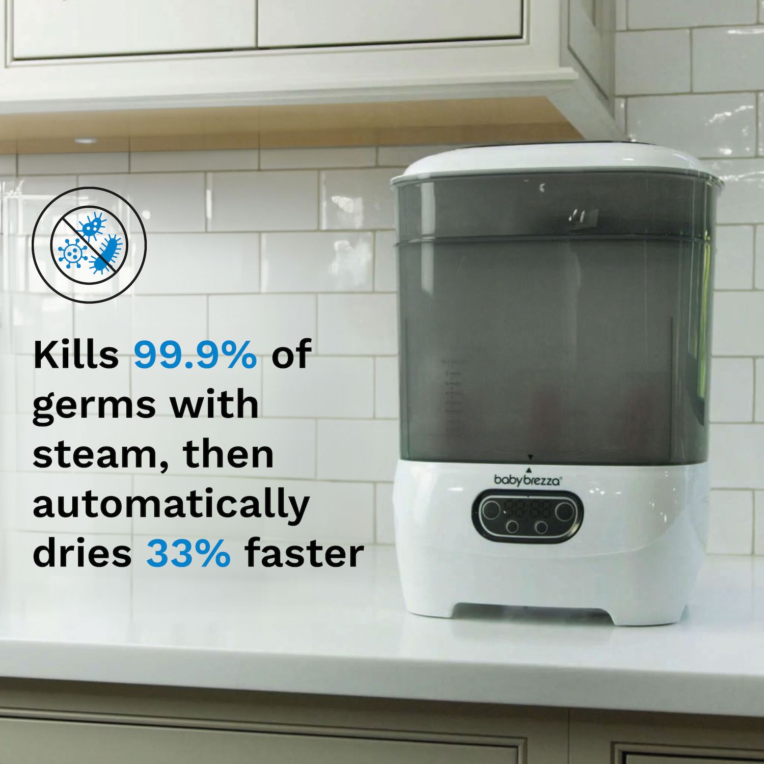 Baby Brezza Advanced One-Step Baby Bottle Sterilizer Dryer