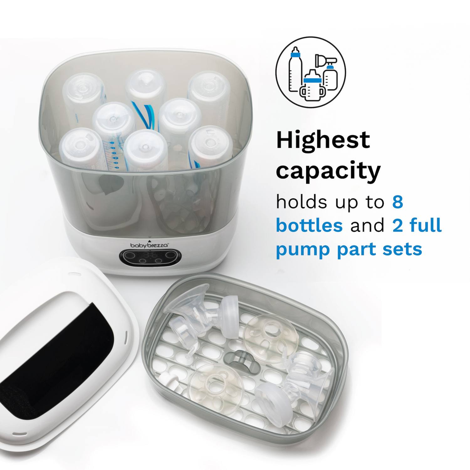 Baby Brezza Advanced One-Step Baby Bottle Sterilizer Dryer
