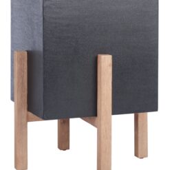 Safavieh Borsla Large Planter/Natural/Black