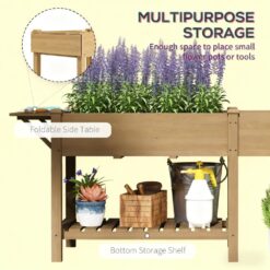 Blisstyle Elevated Garden Bed Wood Raised Garden Box