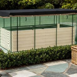 Blisstyle Raised Garden Bed for Flowers Veggies and Herbs Galvanized Steel Planter Box