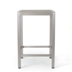 Best Selling Home Decor Cape Coral Square Outdoor Bar height Table 27.56-in W x 27.56-in L