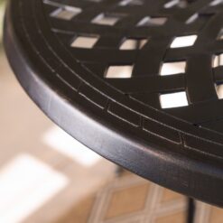Best Selling Home Decor Tamsin Round Outdoor Bistro Table 35-in W x 35-in L