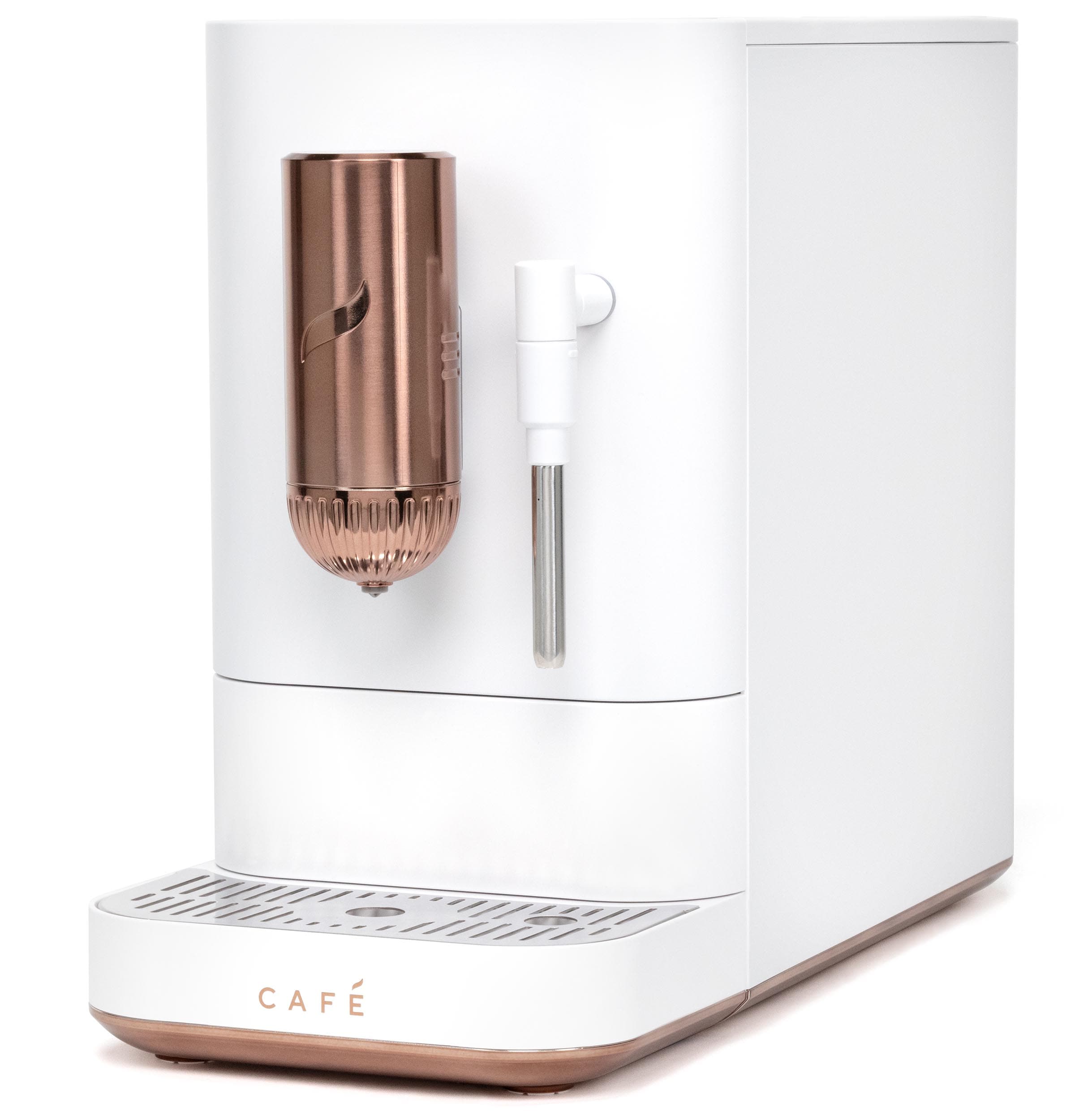 Cafe Affetto Automatic Stainless steel Programmable Wi-Fi Espresso Machine with Drip Tray ( Matte White )