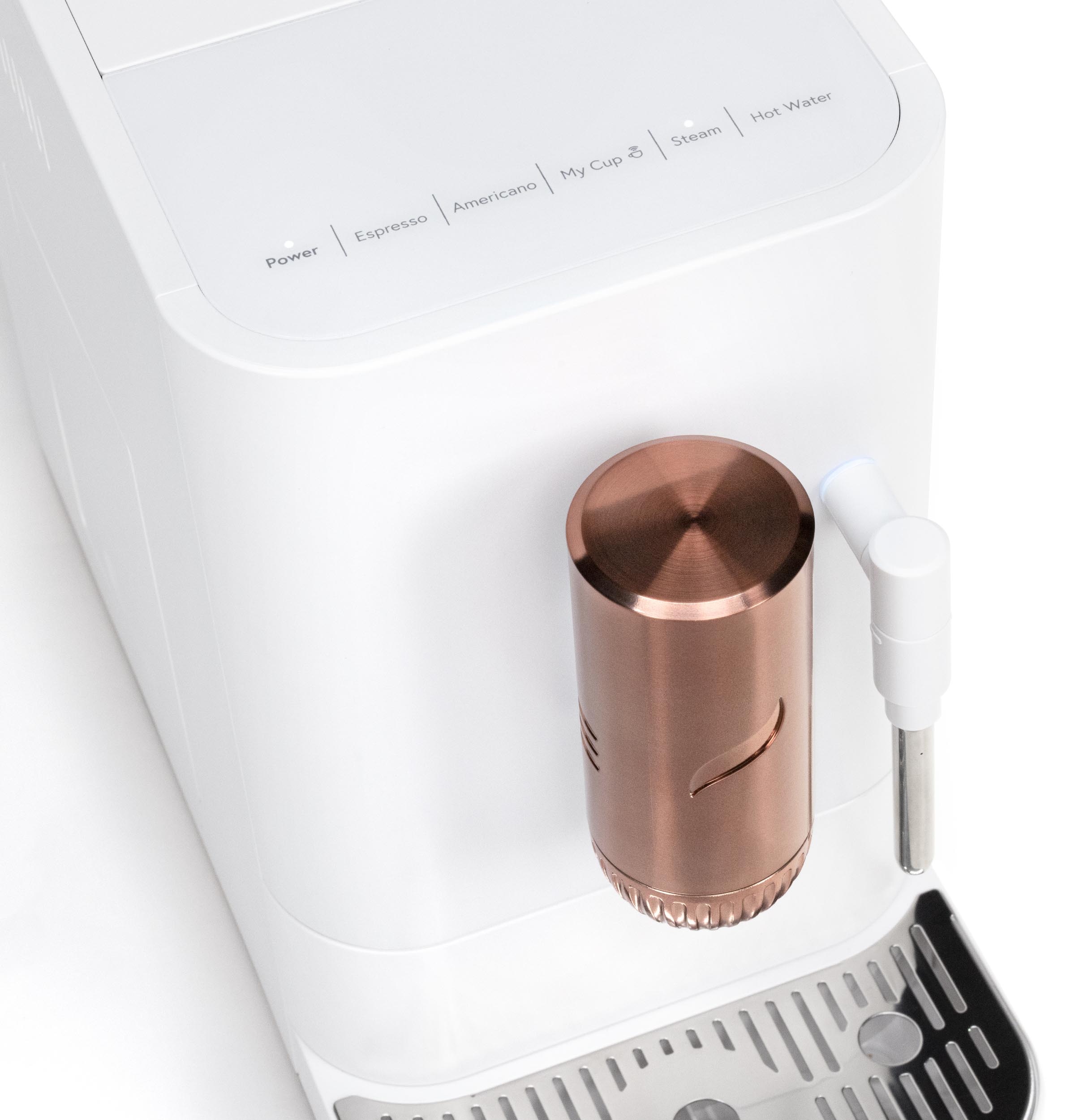Cafe Affetto Automatic Stainless steel Programmable Wi-Fi Espresso Machine with Drip Tray ( Matte White )