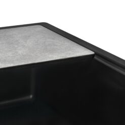 Ruvati epiStage Undermount 33-in x 19-in Granite Single bowl Workstation Kitchen Sink