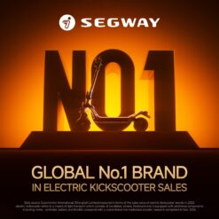 Segway E2 Pro Electric Scooter 18.6 mph Max Speed 21.7 Miles Max Range Teens and Adults in Black
