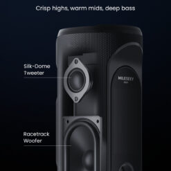 MILESEEY Golf GPS Speaker with Detachable Handheld GPS