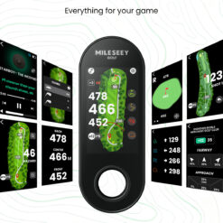 MILESEEY Golf GPS Speaker with Detachable Handheld GPS
