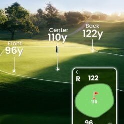 MILESEEY Golf GPS Speaker with Detachable Handheld GPS