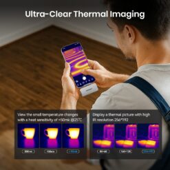 MILESEEY iPhone/iPad Plug-in Inspection 49152-Pixel Thermal Camera