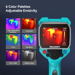 MILESEEY Industrial Dual Camera with Wide Temperature Range 256-Pixel Thermal Camera