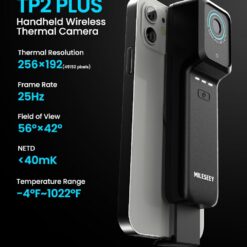 MILESEEY WiFi Wireless Phone Connected Dual View Display 256-Pixel Thermal Camera