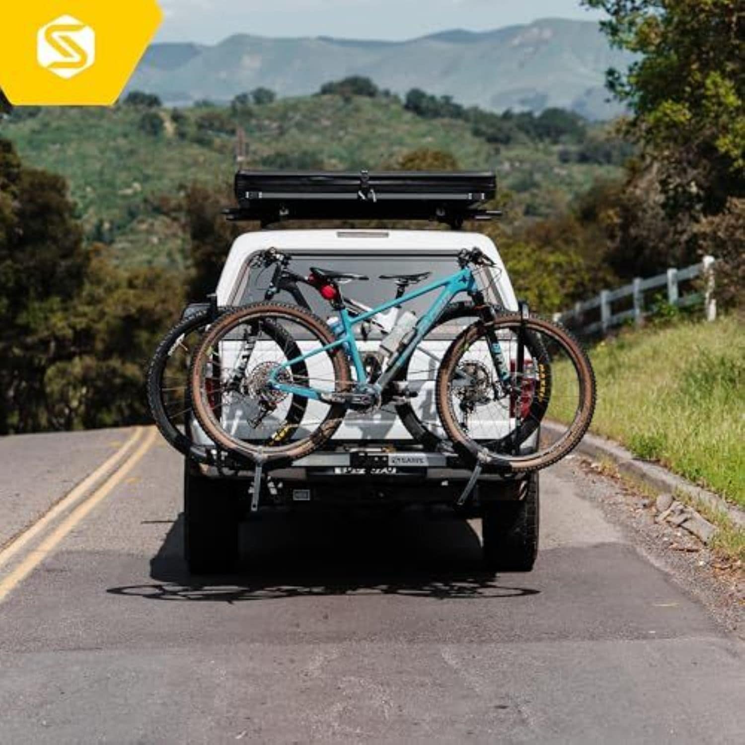 Saris Freedom 2 Bike Hitch Rack Aluminum Platform Carrier Fits 1.25 and 2 Inch Receivers