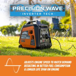 GENMAX 4000 Starting / 3200 Running Watt Gasoline Single Fuel Portable Generator
