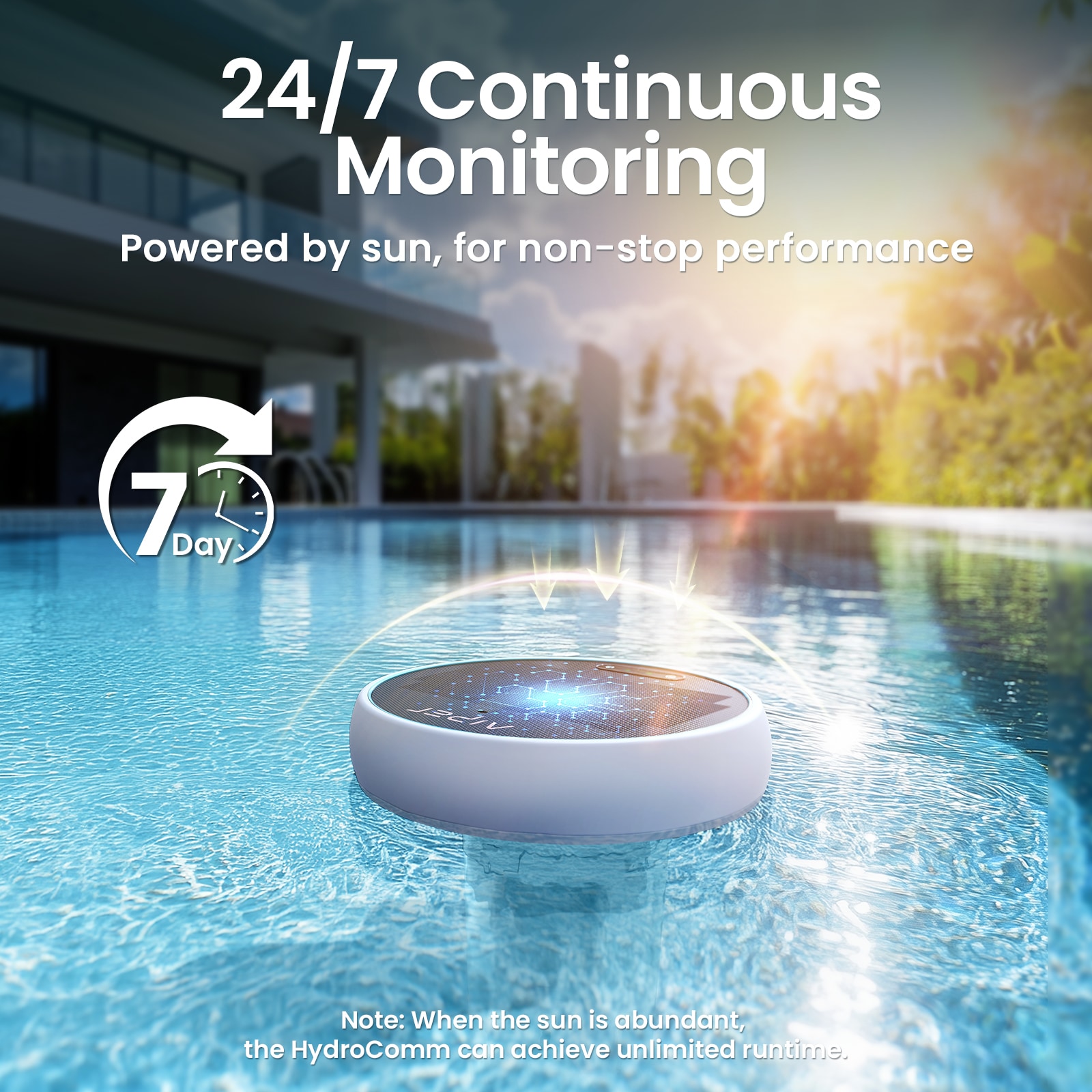 Aiper HydroComm Programmable Wireless Pool Chemical Monitoring System