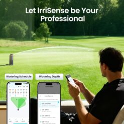 Aiper IrriSense N2 Smart Lawn Irrigator for Areas up to 4300 sq ft with Automatic Fertilizer and Pesticide Dispensing Weather Sensor Watering Customizable Mapping and App Scheduling