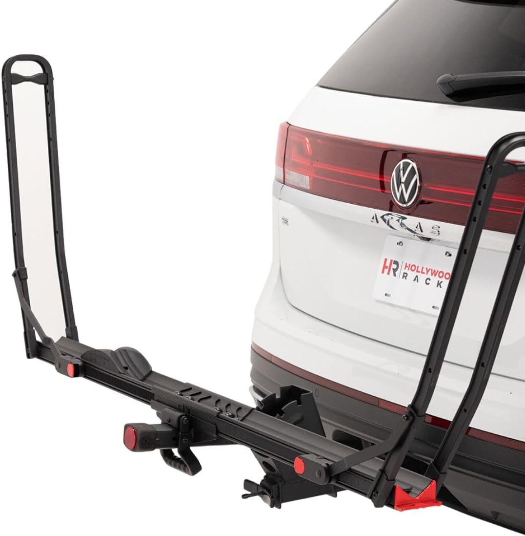 Hollywood Racks CrossTrack 2 Bike Hitch Rack for Cars, Trucks & SUVs – 2” Hitch Mount Bike Rack with Secure Frameless Design and Easy Tilt for Trunk Access – Premium Bicycle Rack and E-Bike Carrier