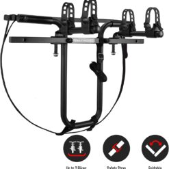 Hollywood Racks SR1 Spare Tire Bike Rack for Car for 2 Bikes, Up to 35 Lbs Each