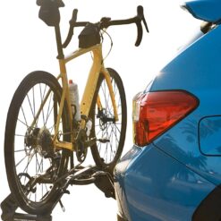 Hollywood Racks Destination 2 Hitch Bike Rack, Transports 2 Bikes up to 35 lbs Each - Lightweight Platform Style Bike Carrier for Car, SUV, or Truck - Secure, Foldable Bicycle Car Racks