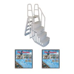 Main Access 54-in Plastic A-frame pool ladder Hand Rail