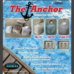 Main Access 54-in Plastic A-frame pool ladder Hand Rail
