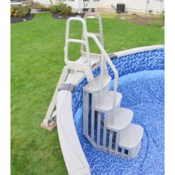 Main Access 54-in Plastic A-frame pool ladder Hand Rail
