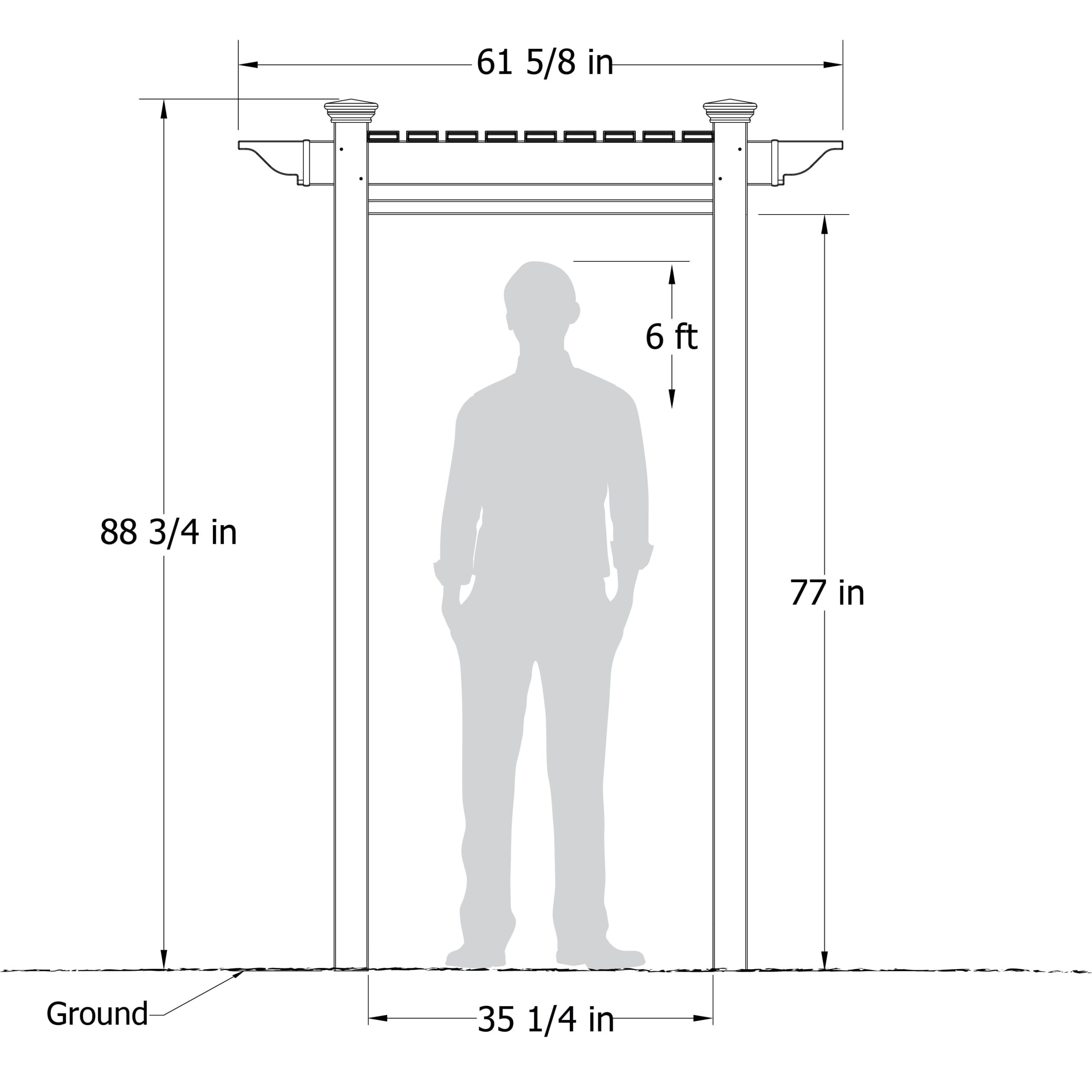 Zippity Outdoor Products 61.5-in x 46.5-in x 88.75-in White Outdoor Shower Kit Enclosure