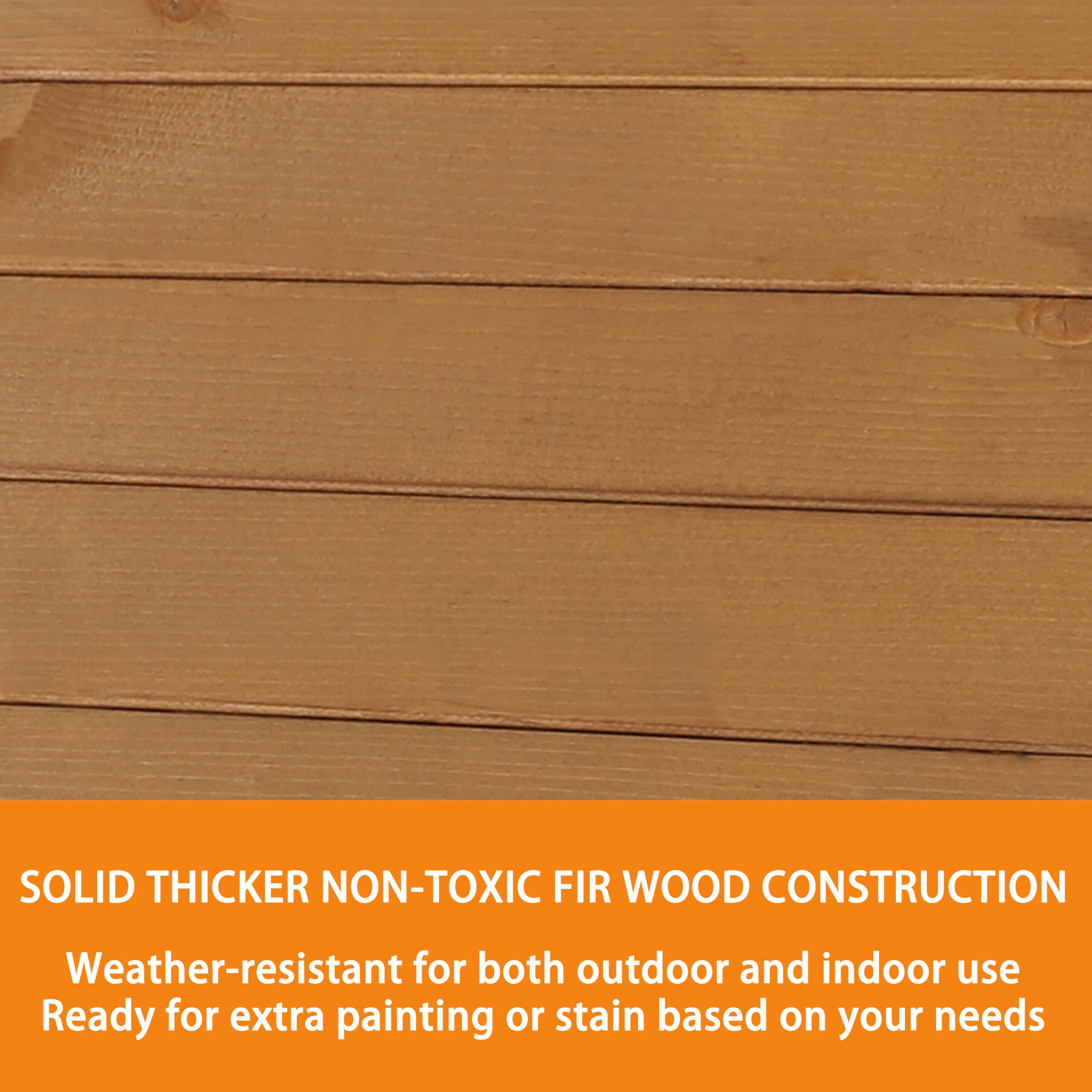 VEIKOUS Wooden Potting Bench Tables 46-in x 47.9-in x 15.3-in Natural Potting Bench