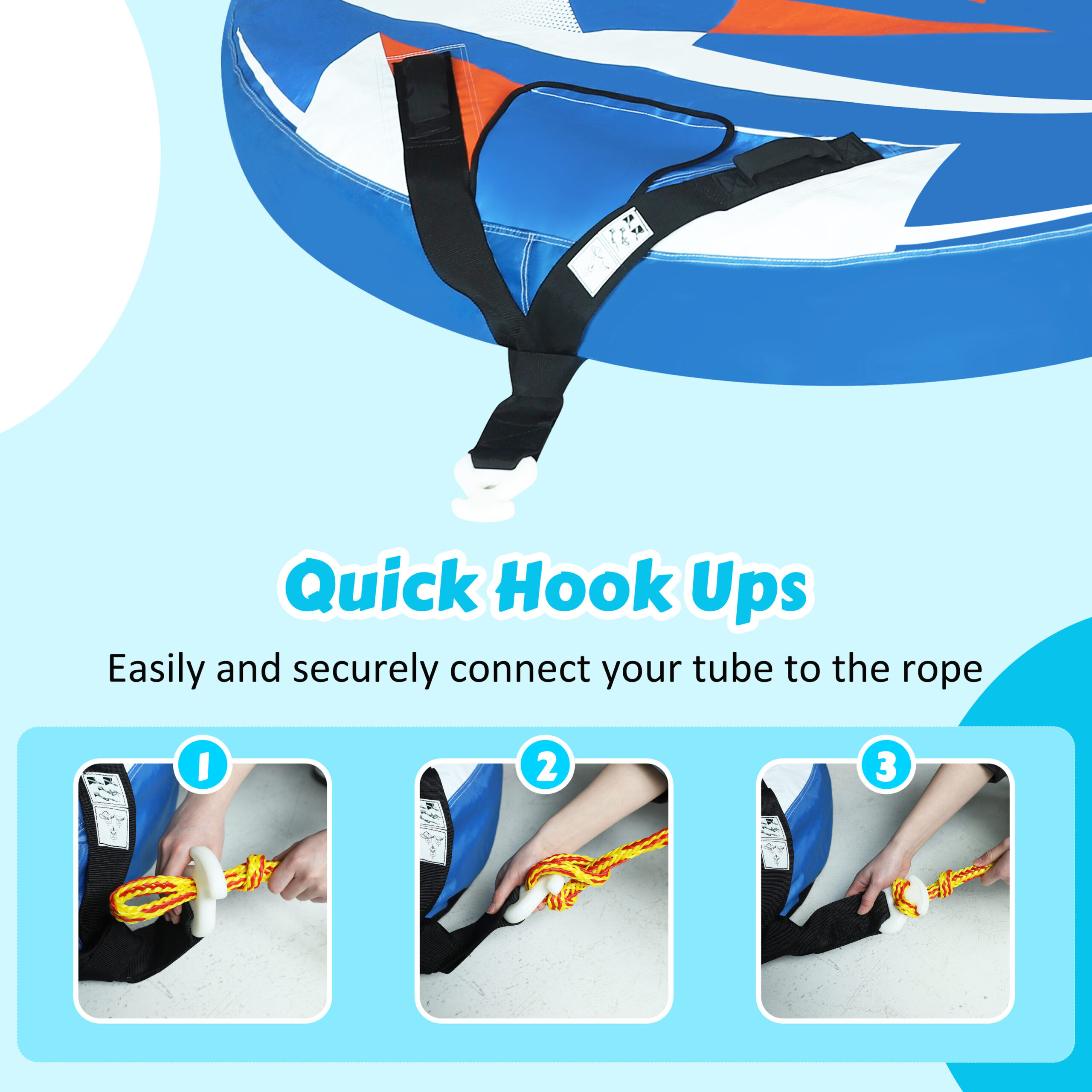 VEIKOUS Blue Tube float