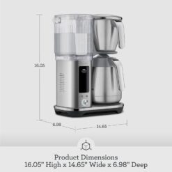 Breville Luxe Drip Coffee Machine BDC465DBL, Damson Blue, Thermal Carafe