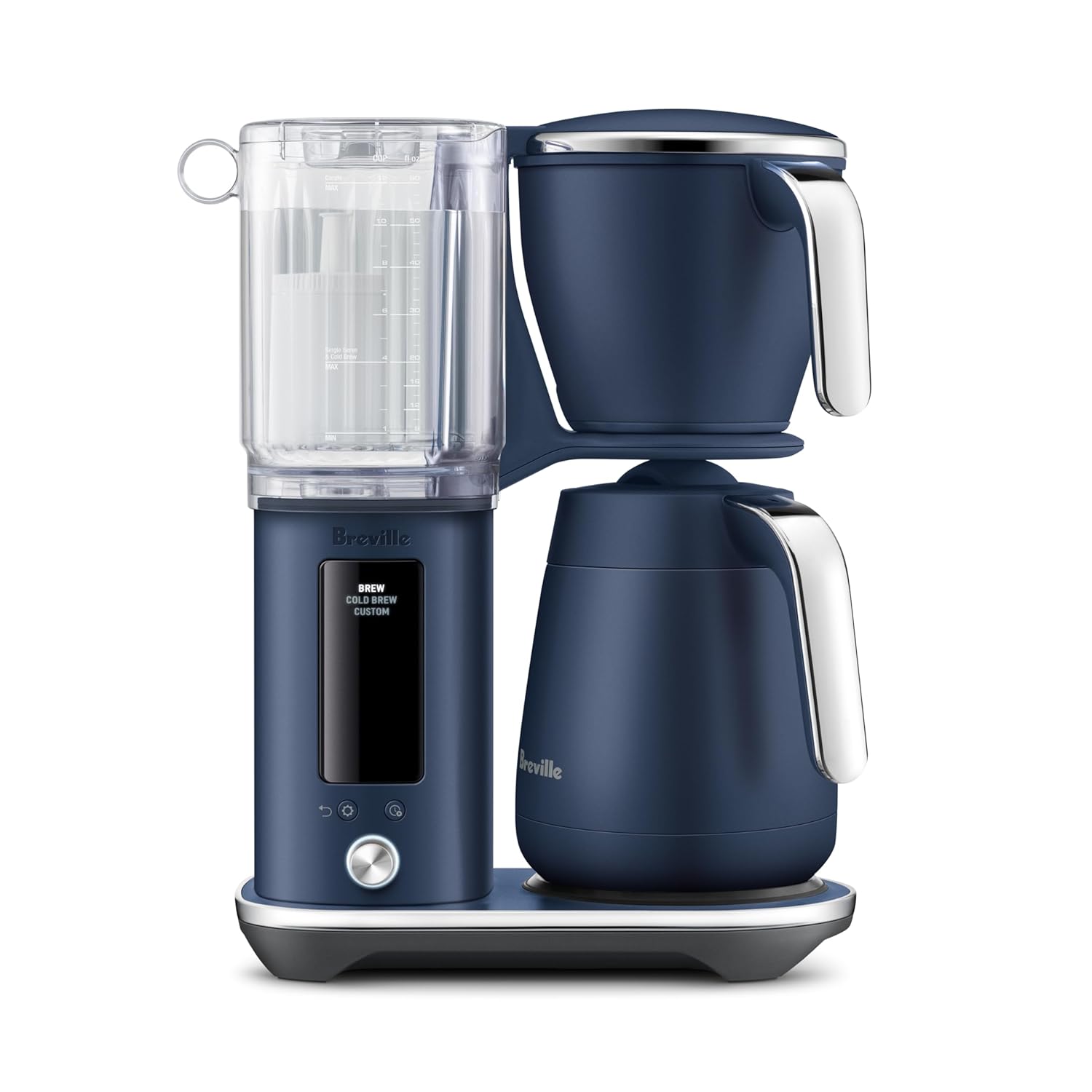 Breville Luxe Drip Coffee Machine BDC465DBL, Damson Blue, Thermal Carafe
