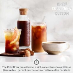 Breville Luxe Drip Coffee Machine BDC465OLT, Olive Tapenade, Thermal Carafe